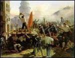 Le peuple exige plus de démocratie et un profond malaise social favorise le mécontentement qui sera fatal au régime. Comment s'appelle la révolution de 1848 qui a mis fin à la monarchie de Juillet ?
