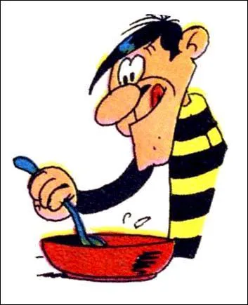 Lequel des Dalton ne pense qu' manger ?