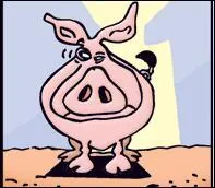 Comment s'appelle le cochon de mm Yeyette