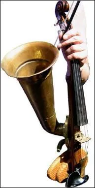 Les musiciens du Bihor (Transylvanie) utilisent ce  Strohviolin  : c'est un violon dont la caisse de rsonance en bois est constitue d'une membrane de tlphone relie  un pavillon de clairon. Original et dcoratif, non ?
