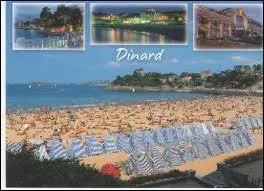 Je vous envoie une carte postale de Dinard. Cette station balnaire bretonne se situe dans le dpartement n ...