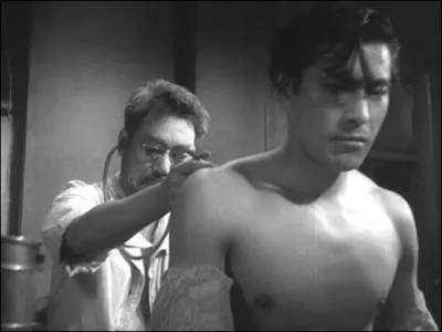 Film d'Akira Kurosawa (1948). Un mdecin alcoolique, et un gangster tuberculeux, enclin  la violence, forment un duo explosif.