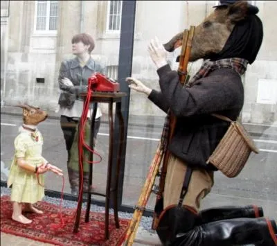 Sur la droite : cochon qui s'en ddit !