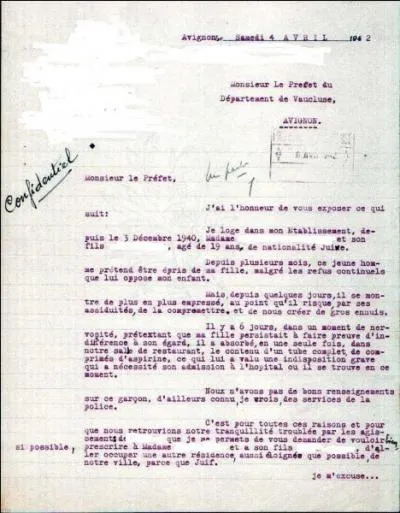 Le 15 aot,  la suite d'une dnonciation, la rsistante Gabrielle Bergin est arrte pour avoir aid des prisonniers vads, des Juifs et des rsistants  traverser la ligne de dmarcation. Qui l'a dnonce ?