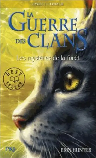 Sur la nouvelle couverture de "Les Mystères de la forêt", qui est le chat sur la couverture ?