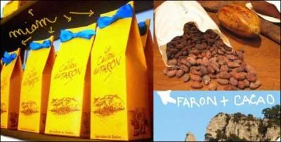 'Le Caillou du Faron' (pralin incrust de brisures de crpes dentelles et enrob de chocolat noir ou au lait) serait n d'un geste maladroit, dans le Var,  :