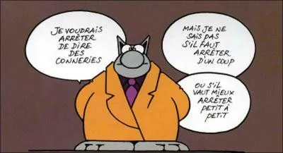 ''C''est beaucoup moins inquiétant / De parler du mauvais temps / En chantant / Et c'est tellement plus mignon / De se faire traiter de CON / En chansons''