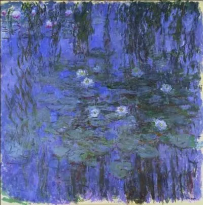 Qui a peint Nymphas Harmonie bleue ?