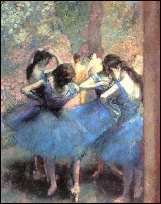 Qui a peint danseuses en bleu ?
