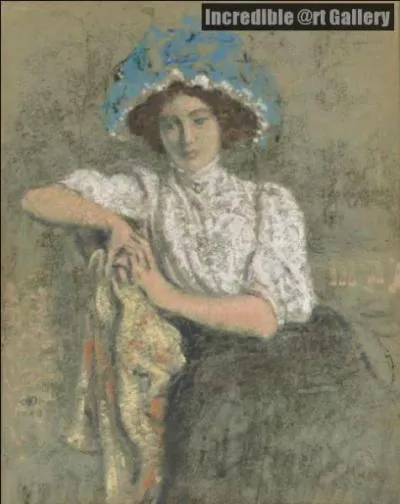 Qui a peint Femme au chapeau bleu ?