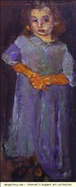 Qui a peint Petite fille en bleu ?