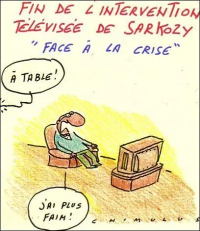 Face aux attentes des Franais touchs par la crise, qu'a rpt le chef de l'Etat jeudi soir pour expliquer la situation?