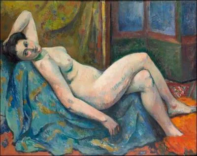 Qui a peint Le divan bleu ?