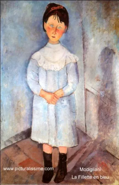 Qui a peint Fillette en bleu ?