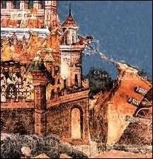 Ville assige de 1378  1390, finalement prise par les Turcs sur les Romains d'orient.