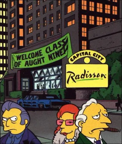 Mr Burns assista  la runion High School. Mais quel est le numro de la runion ?