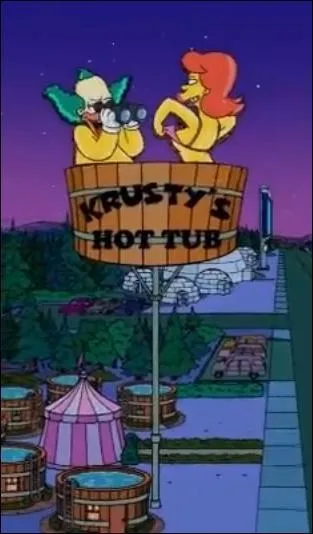 Quelle est la spcialit des chambres   Krusty's Hot Tub  ?