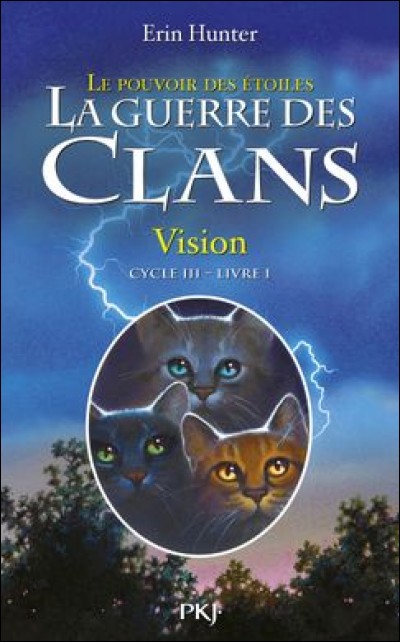 Dans l'ancienne couverture de "Vision", les 3 chats dans le rond central sont Nuage de Houx, Nuage de Lion et Nuage de Geai, mais quelle est la scène représentée ?