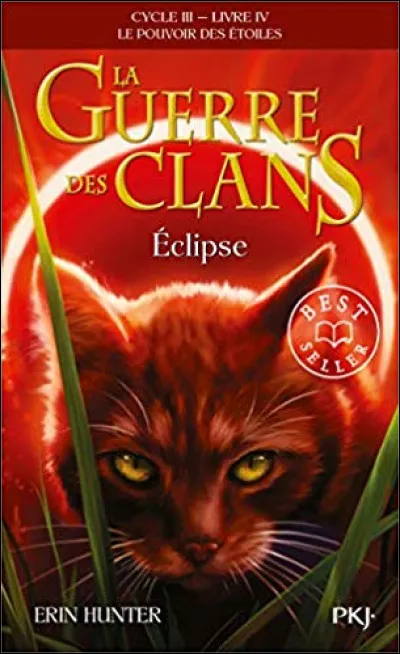 Dans la nouvelle couverture de "Éclipse", qui est le chat sur la couverture ?