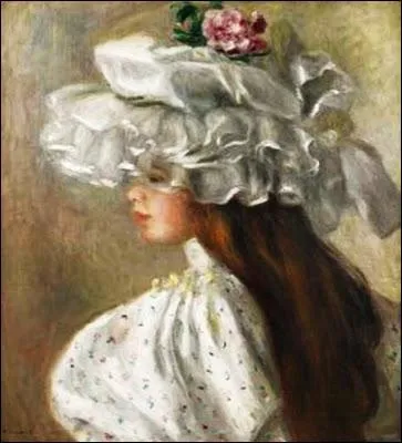 Qui a peint Femme au chapeau blanc ?