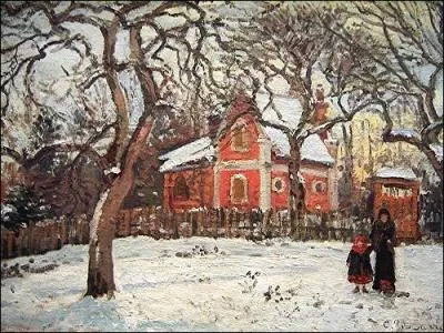 Qui a peint Les chata�gniers � Louveciennes ?