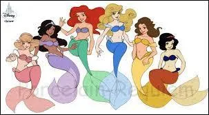 Laquelle de ces princesses est la vraie sirne ?