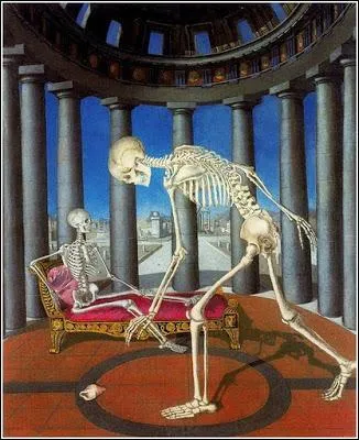 Qui a peint Squelette  la coquille ?