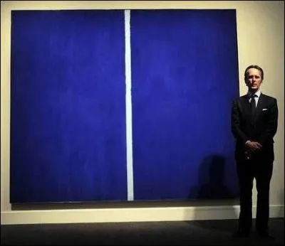 Devinez  quel prix ce tableau bleu (voir l'image ci-contre), a t vendu :