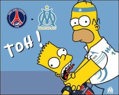 La rivalité de ces deux clubs est la même que celle entre Homer et Bart.