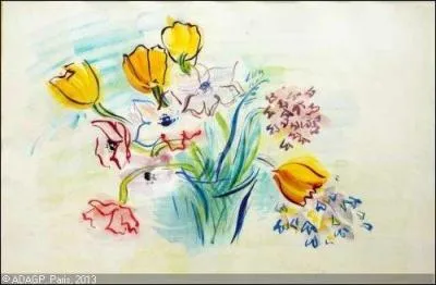 Qui a peint Bouquet de tulipes et anmones ?