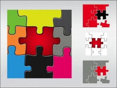 Le mot  puzzle  s'ecrit :