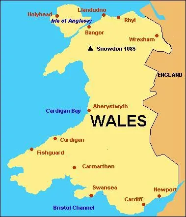 Le symbole qui reprsente  Wales  [ ... ]