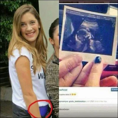 Clari est enceinte de Diego.