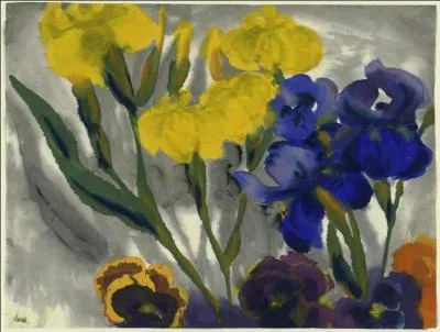 Qui a peint ces iris ?