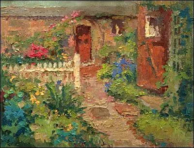 Qui a peint Jardin aux iris ?