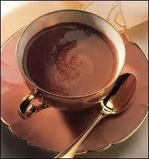 Si vous lapez un dlicieux chocolat chaud et trs sucr, vous buvez en compagnie de... ?