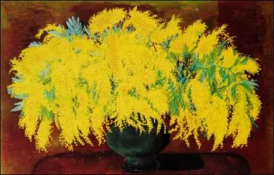 Qui a peint Mimosas ?