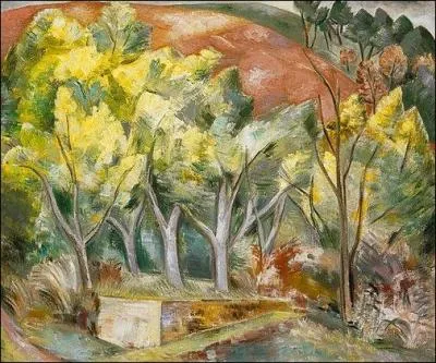 Qui a peint Bosquet de mimosas ?