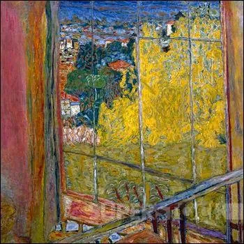 Qui a peint Studio au mimosa ?