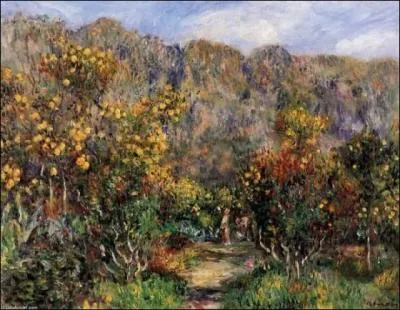 Qui a peint Paysage avec mimosas ?