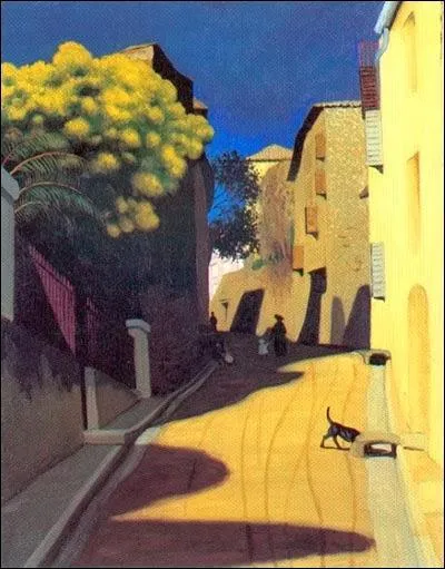 Qui a peint Mimosa en fleurs  Cagnes ?