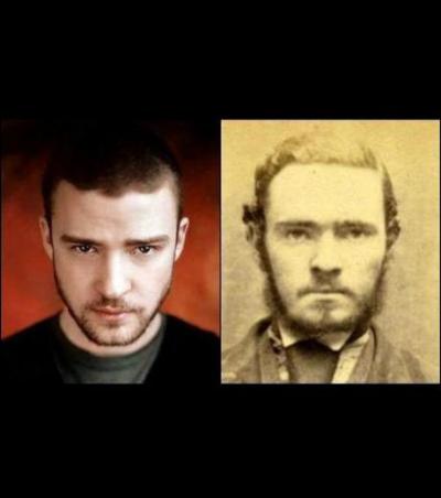 A droite, vous avez la vieille photo d'un criminel,  gauche le personnage mystre, qui est-il ?