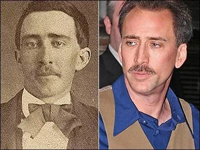 A gauche, un soldat amricain,  droite, son clbre sosie !