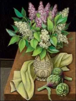 Qui a peint Bouquet de lilas et artichaut ?
