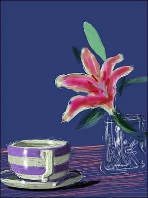 Qui a peint ce lys ?