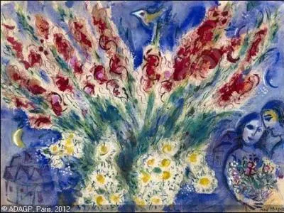 Qui a peint Les amoureux aux glaeuls ?
