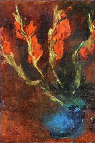 Qui a peint Les glaeuls ?