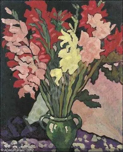 Qui a peint Bouquet de glaeuls ?