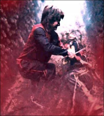 Lors de la troisime tche du Tournoi des Trois Sorciers, quelle partie du corps d'Harry saigne abondamment suite  un combat acharn face  une araigne gante ?