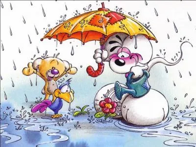 Pourquoi les parapluies s'ouvrent-ils en cadence, comme une danse, en 2010 ?